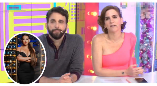 'Peluchín' y Gigi Mitre cuestionan actitud de Florcita Polo con su programa Amor y fuego.