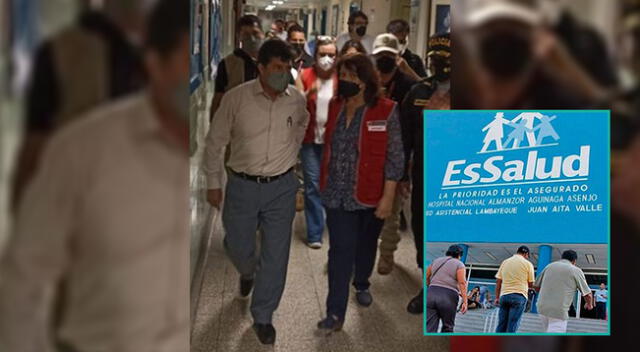 Pedro Castillo acudió a Hospital de Chiclayo para visitar a menor atacada y a sus padres.