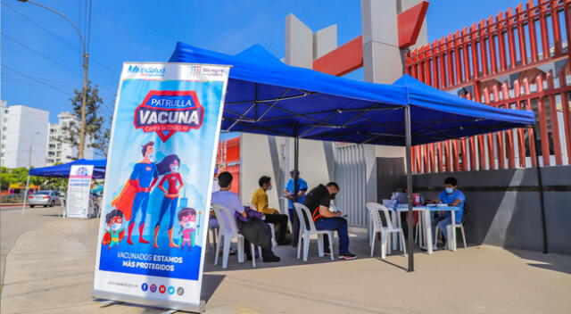 81% de vecinos de San Borja con tres dosis de la vacuna