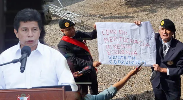 Excomandantes de Chavín de Huantar se mostraron indignados con la presencia de Pedro Castillo en el aniversario 25 del operativo.