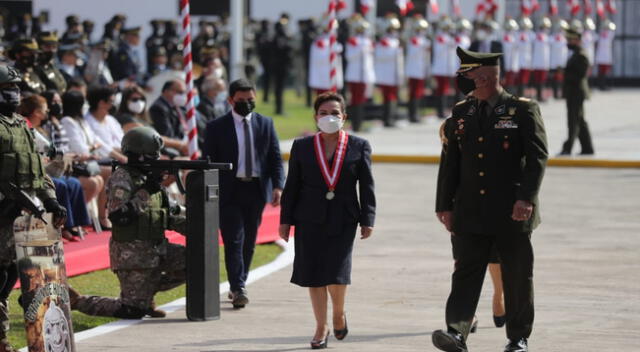 Presidenta del Poder Judicial Elvia Barrios asistió a la ceremonia de conmemoración por el 25 aniversario de la operación de Chavín de Huantar