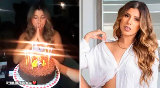 Yahaira Plasencia festejó su cumpleaños.