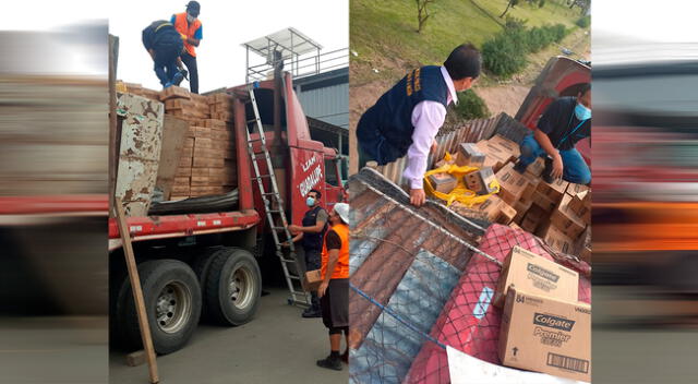 Encuentran cantidad de productos de contrabando debajo de chatarra.