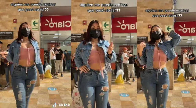 Peculiar baile de la chica quedó de lado por lo que hacían jóvenes detrás y escena se vuelve viral en las redes sociales.