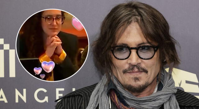 Johnny Depp recibe miraditas de amor de parte de su abogada, según usuarios.