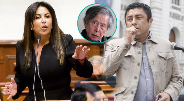 Patricia Chirinos le gritó a Guillermo Bermejo por hablar del gobierno de Alberto Fujimori.