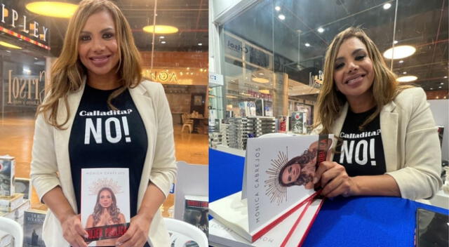 Mónica Cabrejos presenta libro 'Mujer pública'