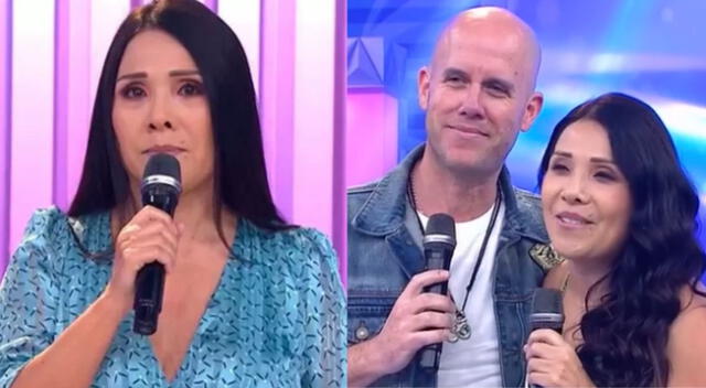 Tula Rodríguez se quiebra en vivo al escuchar canción de Gian Marco