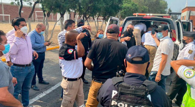 El menor fue trasladado en una ambulancia a un hospital de la ciudad, pero debido a su gravedad fue llevado a otro hospital con ayuda de un helicóptero.