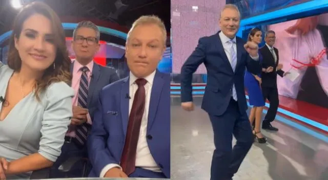 Alvina Ruiz da vuelta a la página y hace bailar a compañeros de América Noticias