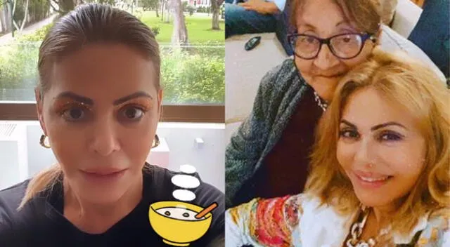 Gisela Valcárcel: su mamá la despacha con todo y su sopa casera en Instagram