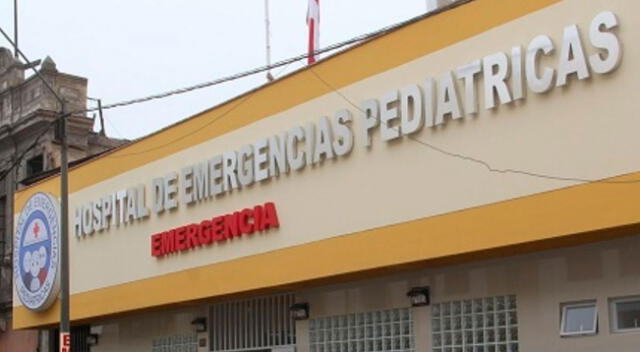 Menor fue internado en el Hospital de Emergencia Pediátrica