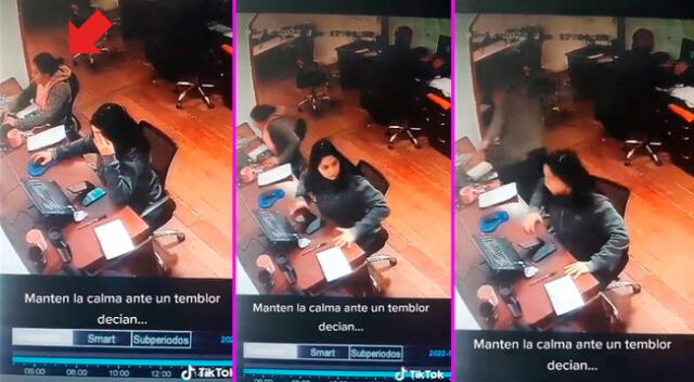 La joven salió corriendo de la escena y se fue a la calle.