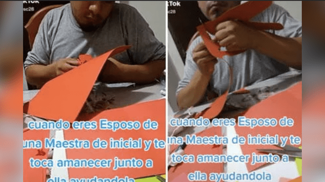 La escena es viral en TikTok.