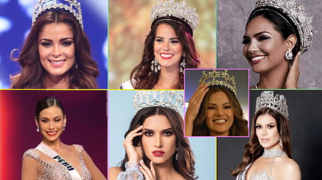 Descubre a nuestras últimas 7 reinas que representaron al Perú en el Miss Universo.