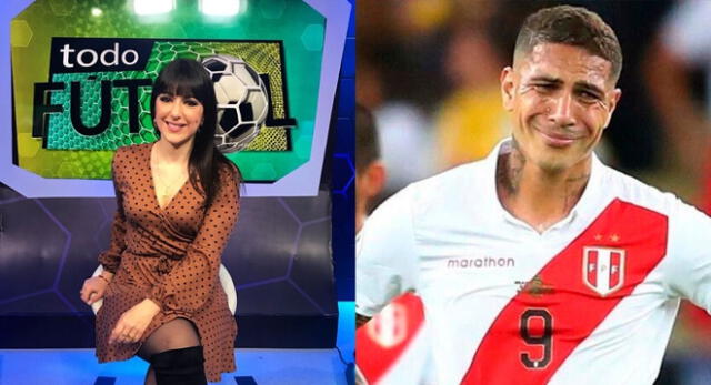 La comentarista deportiva no tuvo reparos en comentar sobre la situación de Paolo Guerrero en las canchas.