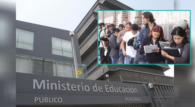 Minedu está buscando nuevos profesionales a nivel nacional.