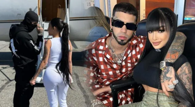 Anuel AA llega con su novia a Perú.