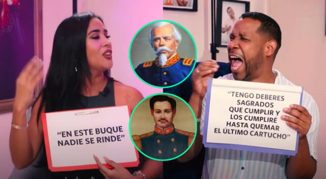 Melissa Paredes demostró que la historia no es su fuerte ante Giselo.