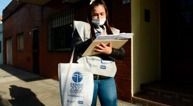 La joven participó del Censo 2022 realizado en toda la Argentina.