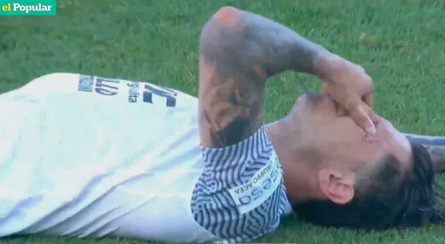 Gianluca Lapadula no aguantó las lágrimas y lloró en plena cancha por perder la semifinal.