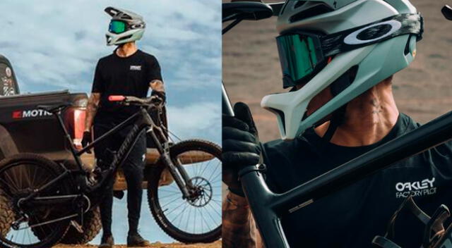 El chico realty Hugo García se fue hasta provincia para competir del campeonato de Downhill.