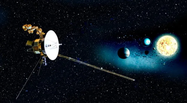 La Voyager 1 fue lanzada el 5 de septiembre de 1977.