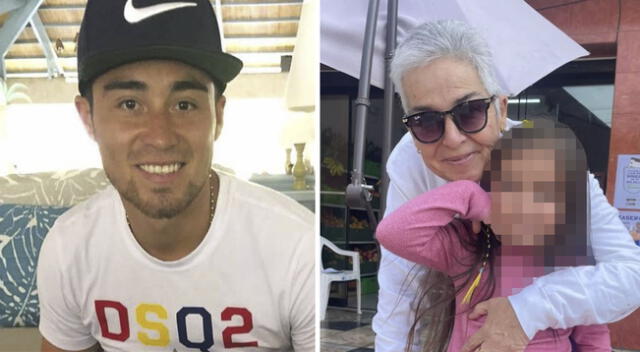 Rodrigo Cuba muestra el gran cariño que existe entre su hija y su abuela.