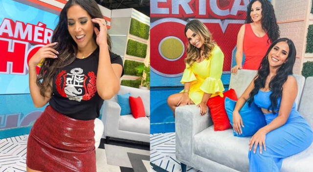 Melissa Paredes dio una entrevista exclusiva a Ethel Pozo para el programa América hoy.