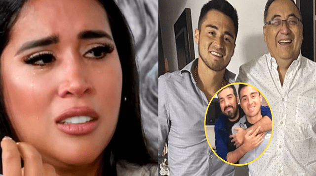 Melissa Paredes se muestra afectada al hablar sobre la familia de Rodrigo Cuba.