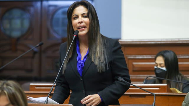 Presentan moción de censura contra Patricia Chirinos por ofensas a miembros del Ejecutivo