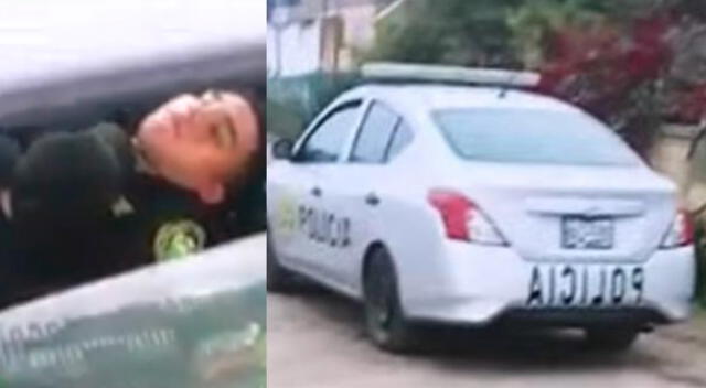 VES: captan a policías durmiendo en patrullero y vecinos se indignan por falta de vigilancia [VIDEO]