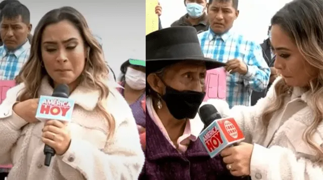 Ethel Pozo se quiebra en vivo al escuchar caso de abuelita abandonada.