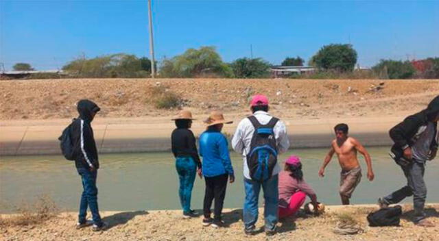 Piura: encuentran a niña que cayó en mototaxi a canal de regadío hace 5 días en Sullana