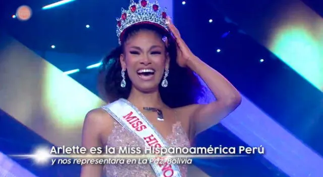 Arlette es la nueva Miss Hispanoamérica Perú 2022.