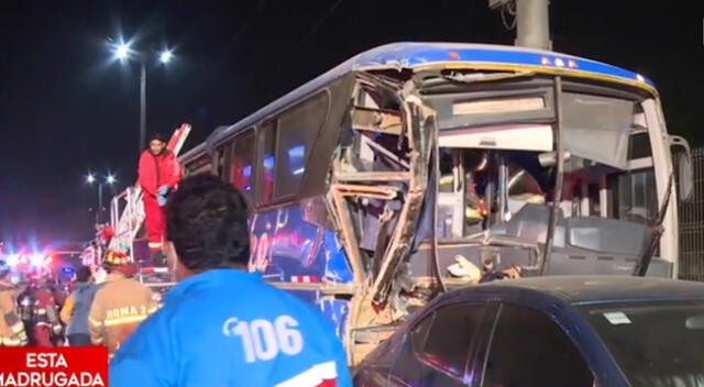 Bus casi mata a varios pasajeros en la Vía Evitamiento.