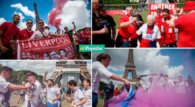 La fiesta del fútbol está en París y en esta nota te mostramos todo el color de la final en la Champions League.