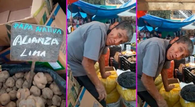 El vendedor peruano se hizo viral en redes sociales.
