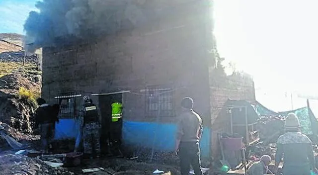 Huancayo: ebrio rocía gasolina e intenta quemar viva a su conviviente e hijos en La Oroya