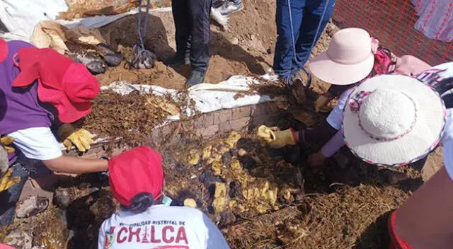 Huancayo: cocinan la pachamanca más grande del mundo en Feria Cuasimodo 2022 [FOTOS]