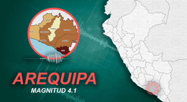 IGP informó sobre fuerte sismo en Arequipa.