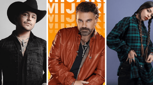 Artistas mexicanos nominados a los Premios Heat 2022.