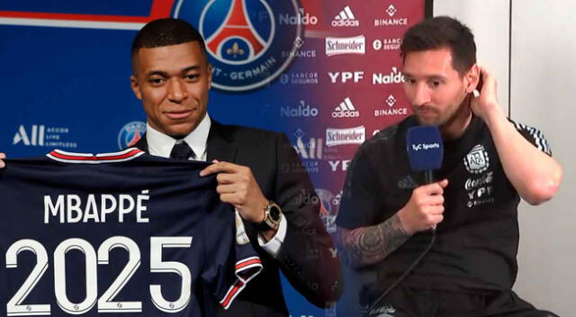 Lionel Messi le respondió a Kylian Mbappé.