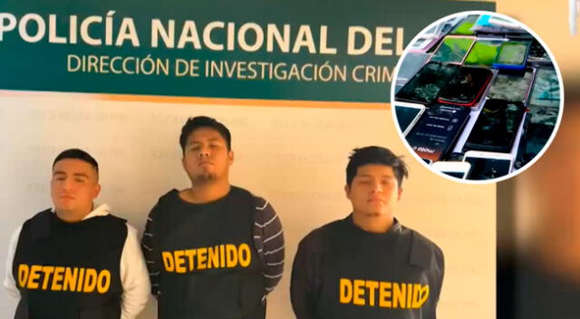 Los detenidos fueron identificados como Teodoro Jack Nui Bombilla (32), John Alexander Rojas Sánchez  (20) y Abner David Yuneda Leandro (20).