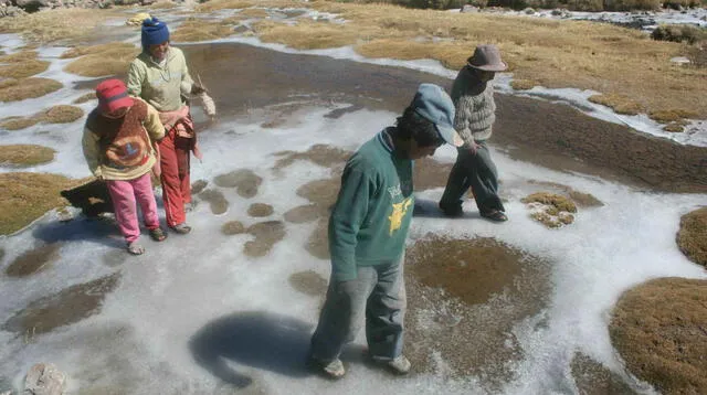 Puno. Senamhi advierte sobre el descenso de temperaturas. Foto: La República