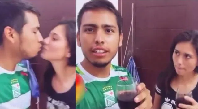 Peculiar escena de los jóvenes se hizo viral en las redes sociales.