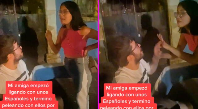 La joven les dijo a los extranjeros que en su país nadie sabe de historia.