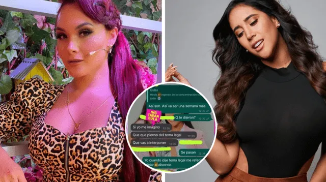 Génesis Tapia opina sobre los chats de Melissa Paredes.