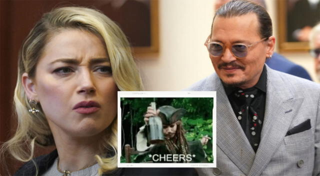 Usuarios reaccionan al caso Johnny Depp y Amber Heard.