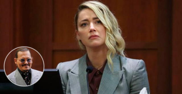 Así reaccionó Amber Heard al escuchar la sentencia en su contra.